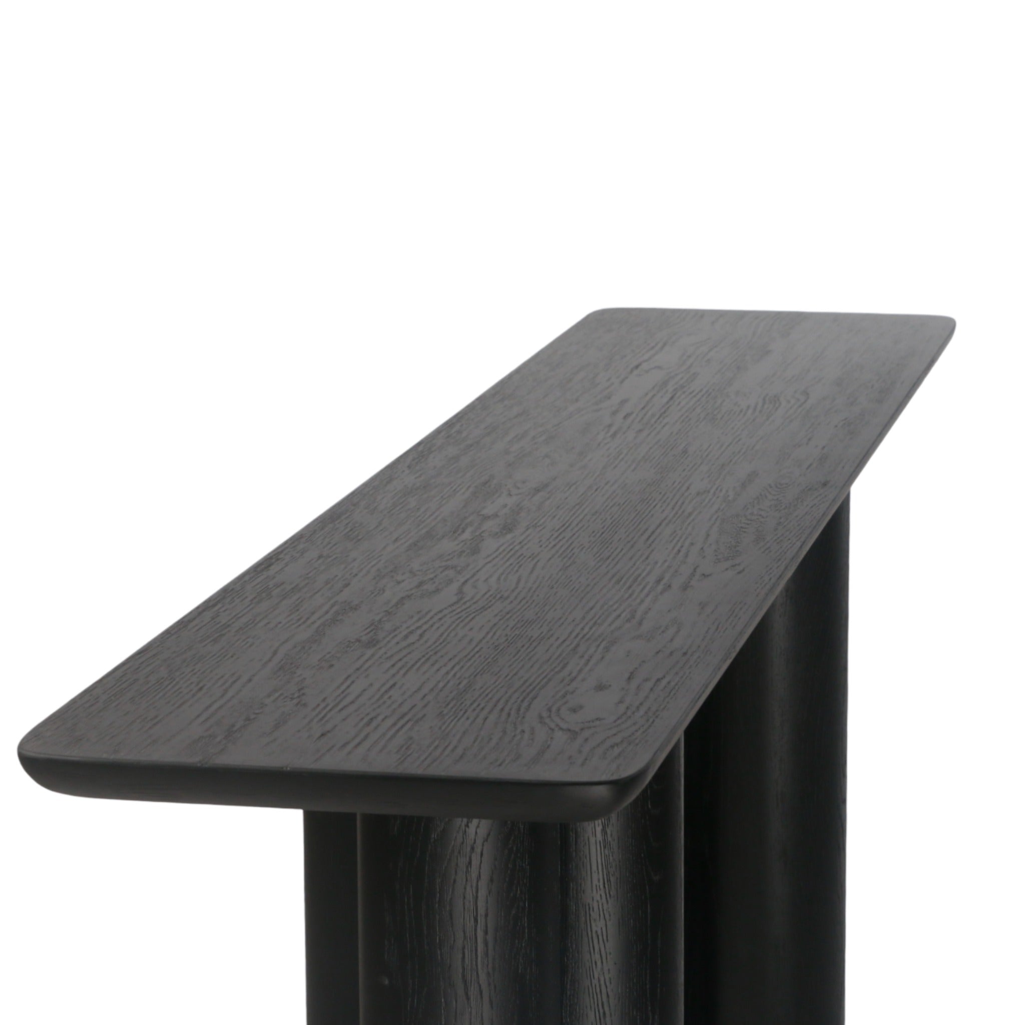 1.6m Console Table - Full Black