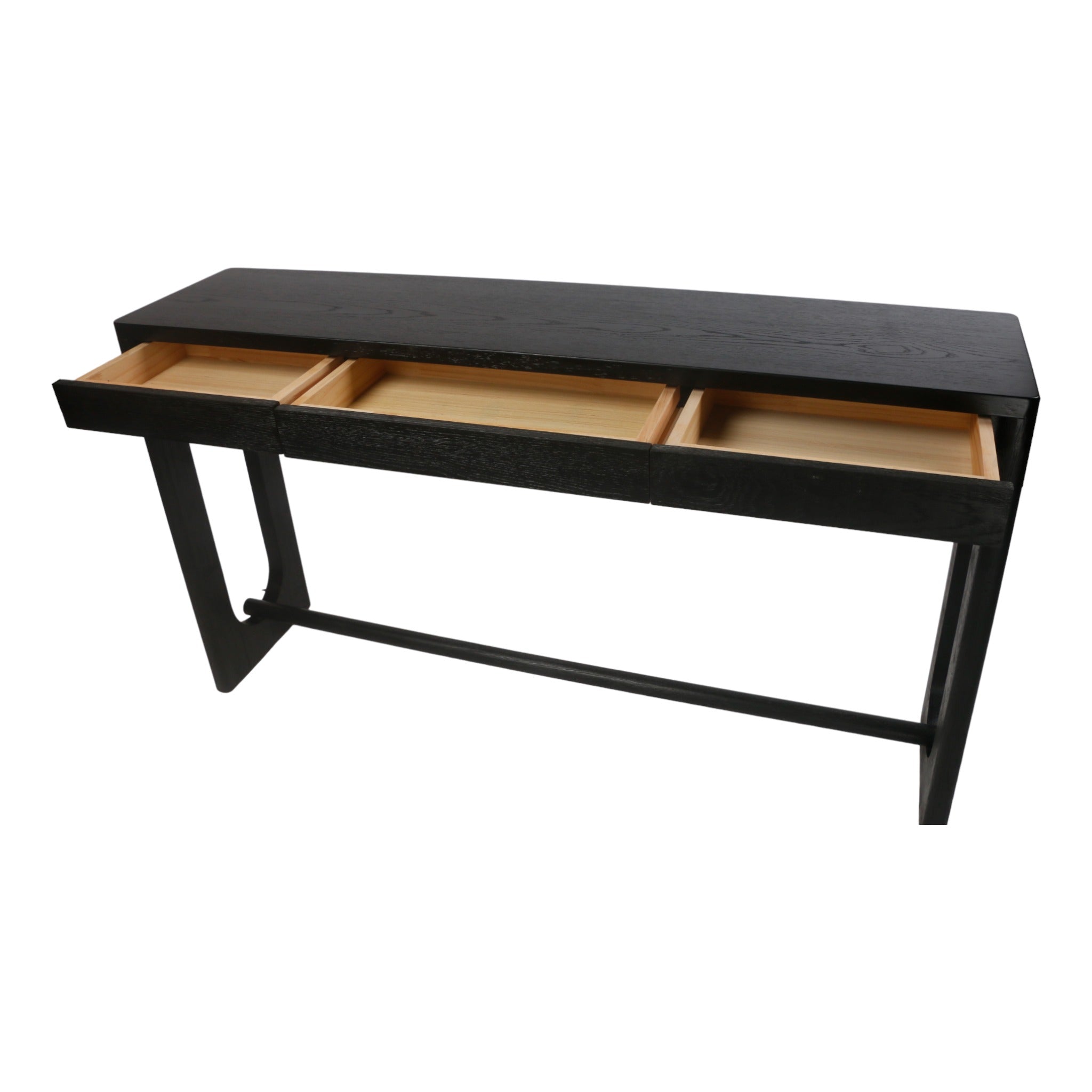 Altena 1.5m Console Table - Full Black