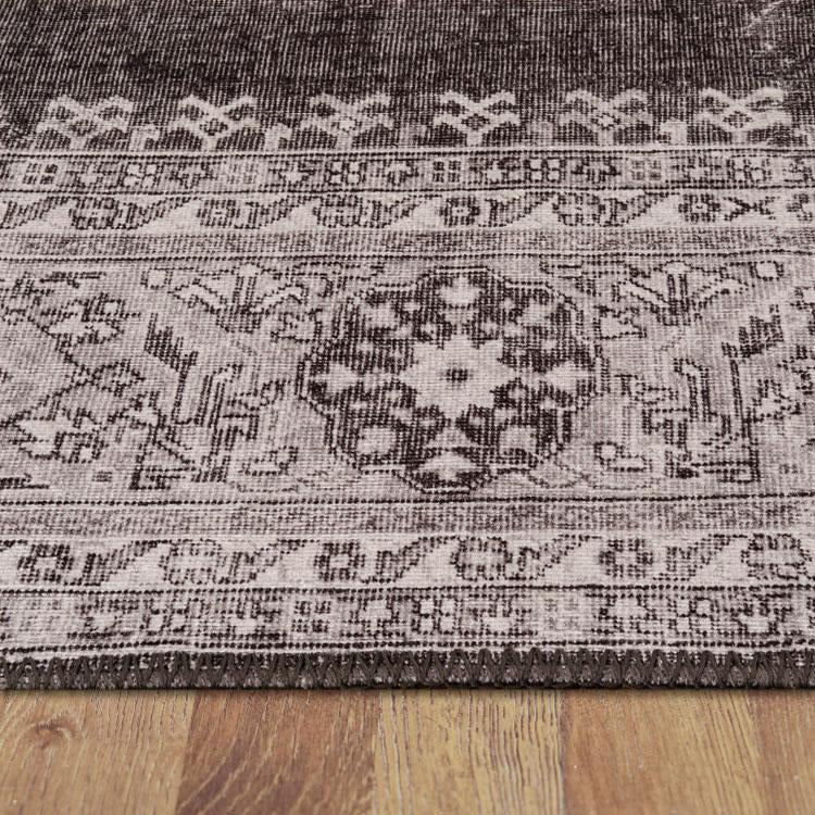 Saray Rugs Devon  Grey Hallway Runner DEVO8015024GRE