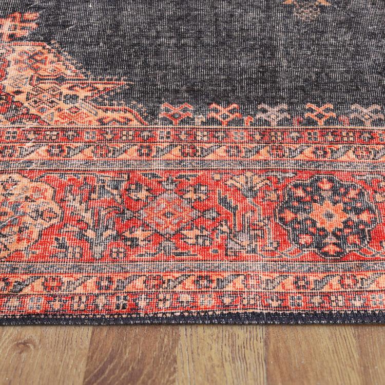 Saray Rugs Devon  Navy Hallway Runner 24