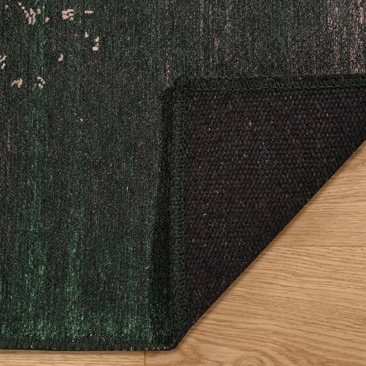 Saray Rugs Devon  Green Hallway Runner 32