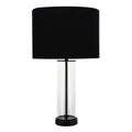 East Side Table Lamp - Black with Black Shade