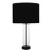 East Side Table Lamp - Black with Black Shade