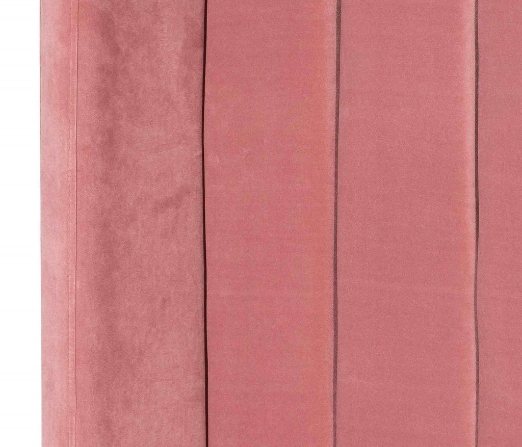 Korey Queen Sized Bed Frame - Blush Peach Velvet
