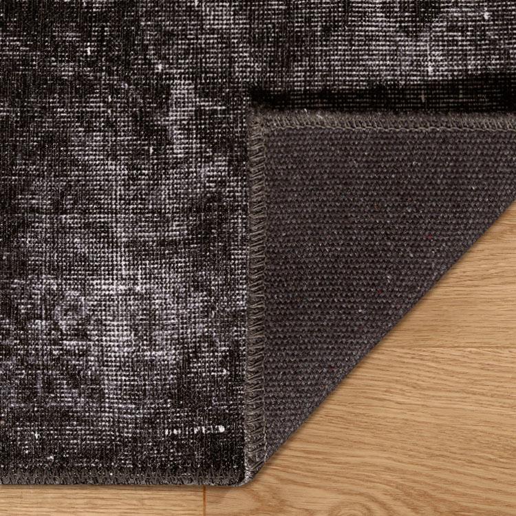 Saray Rugs Fame Grey Hallway Runner FAME8015024DGR
