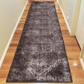 Saray Rugs Fame Grey Hallway Runner FAME8015024DGR