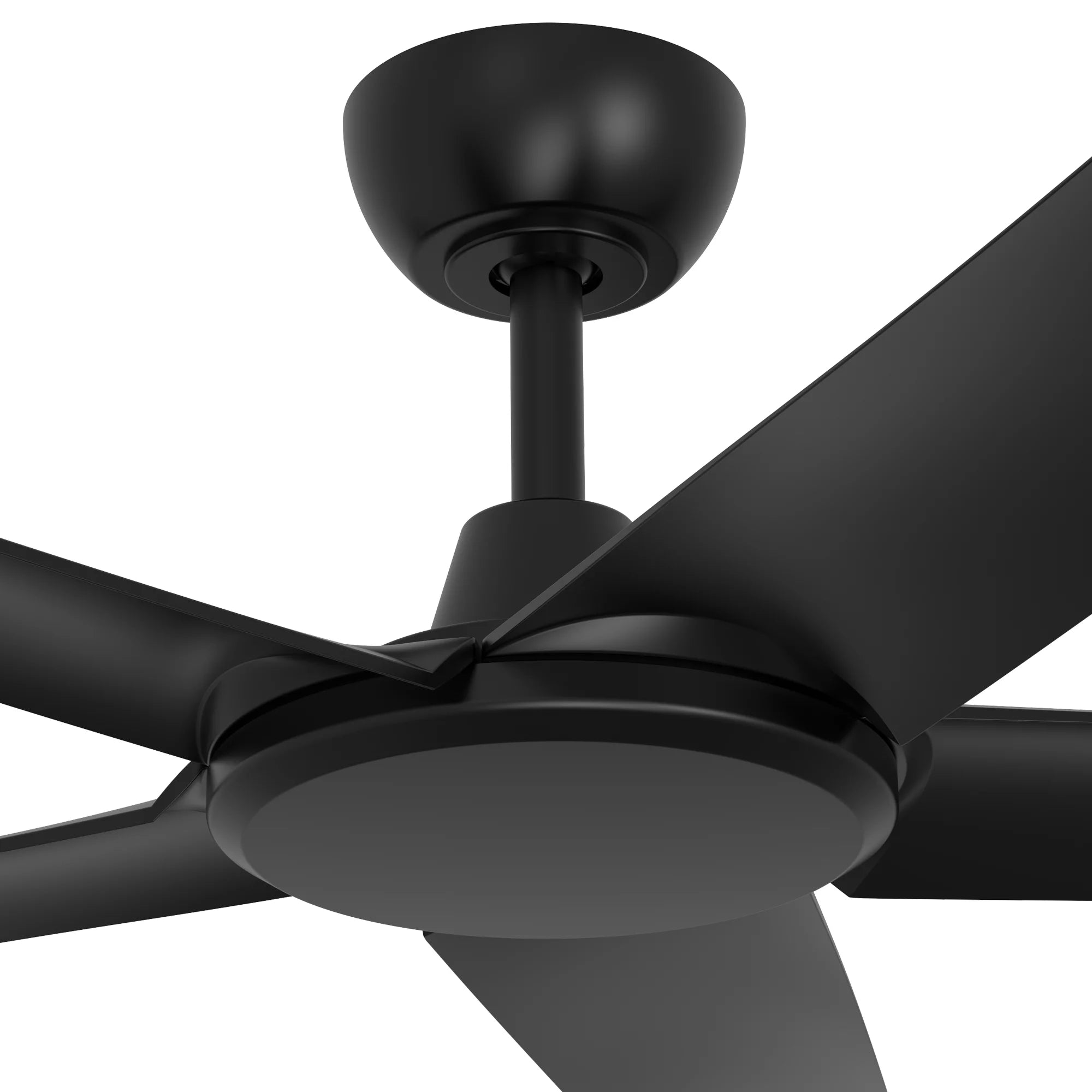 360Fans FlatJET (3/4/5) 56″ (142cm) Black Blade DC Ceiling Fan & Remote Control