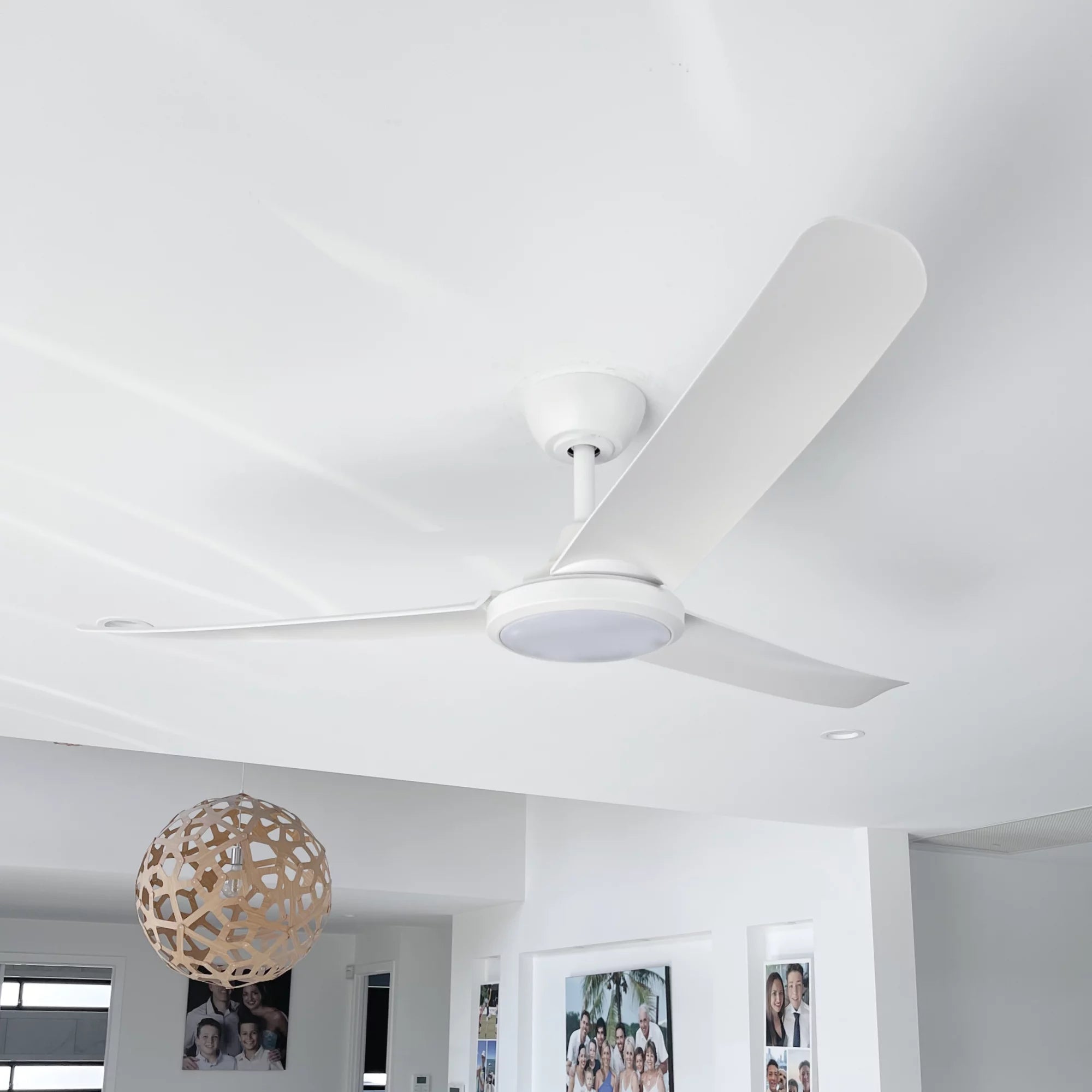 360Fans FlatJET (3/4/5) 56″ (142cm) White 3 Blade DC Ceiling Fan with 24W CCT LED & Remote Control