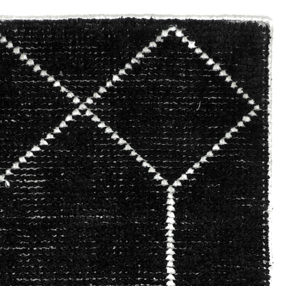 Colorscope Distressed Geometric Wool & Viscose Rug