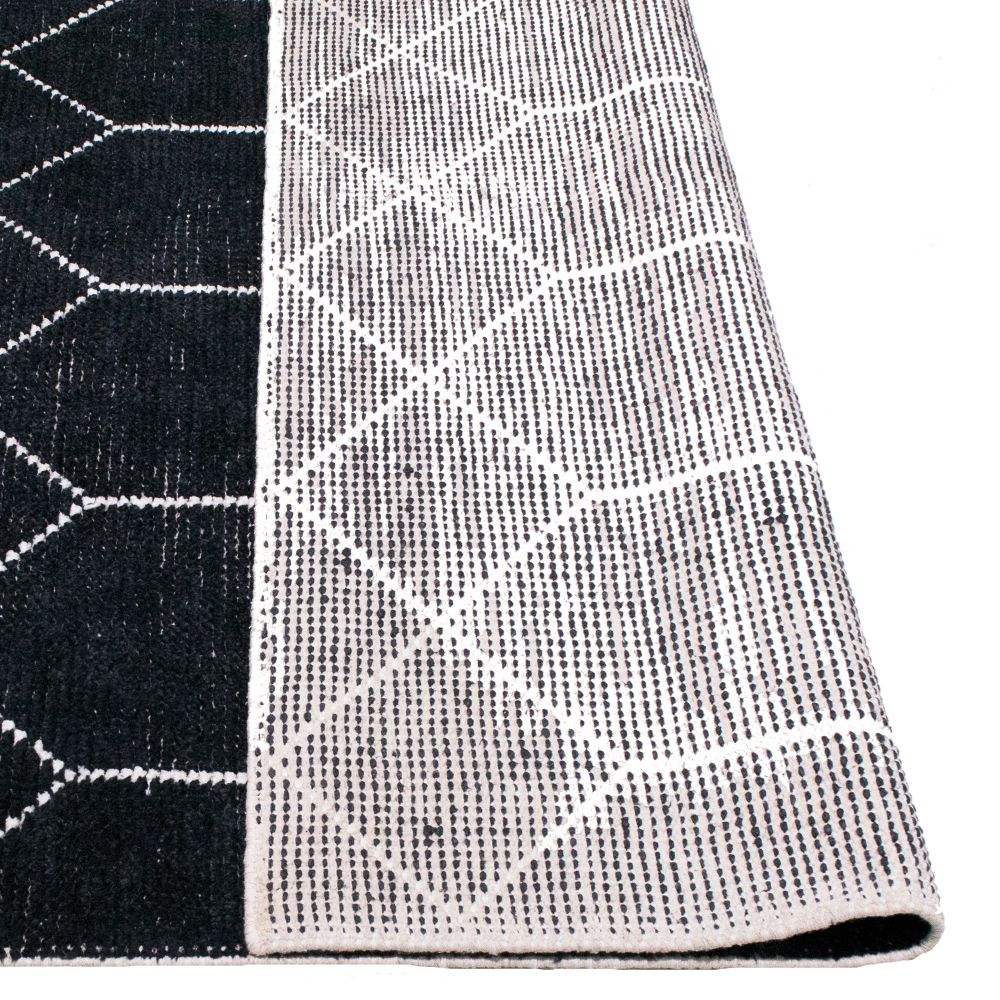 Colorscope Distressed Geometric Wool & Viscose Rug