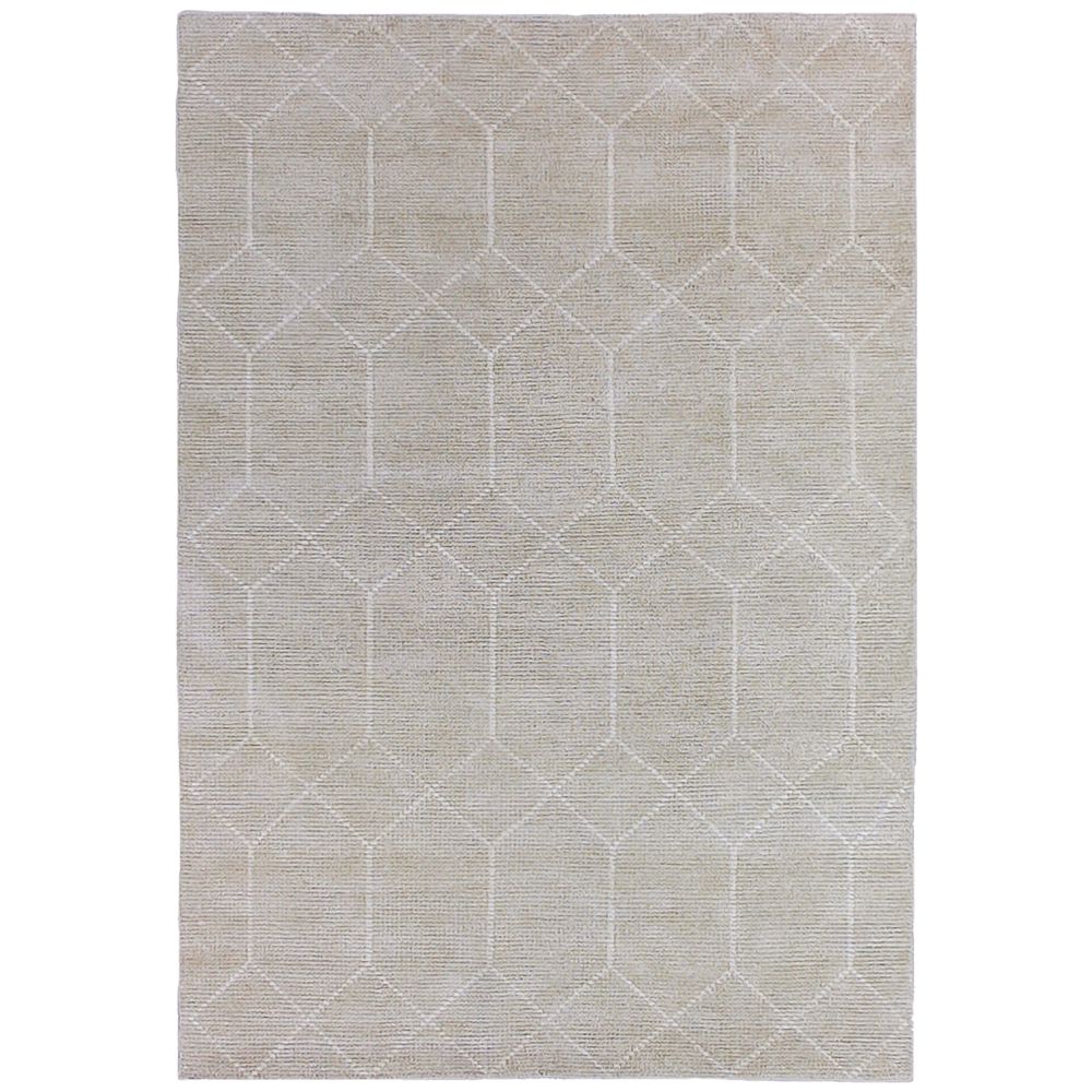 Colorscope Distressed Geometric Wool & Viscose Rug