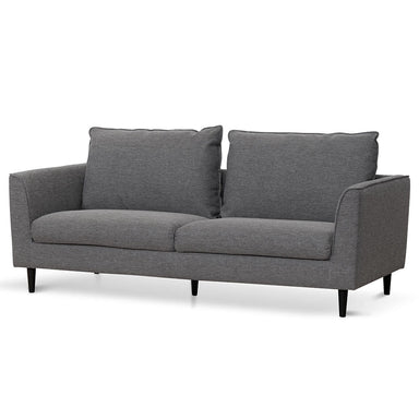 Graphite Grey 3 Seater Fabric Sofa 