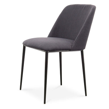 Hans Dining Chair - Charcoal Grey