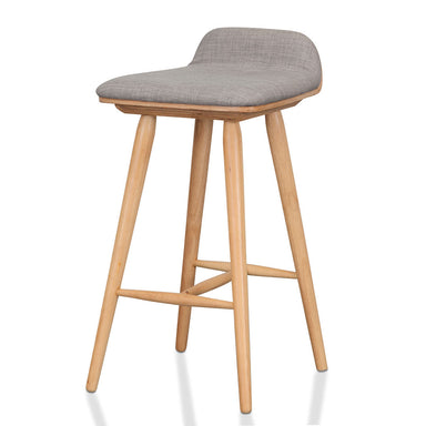 Harris 65cm Bar Stool - Grey - Natural