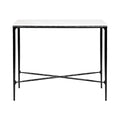 Heston Marble Console Table - Small Black
