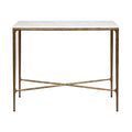 Heston Marble Console Table - Small Brass