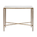 Heston Marble Console Table - Small Brass