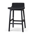 James 65cm Bar Stool - Full Black
