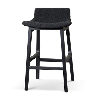 James 65cm Bar Stool - Full Black