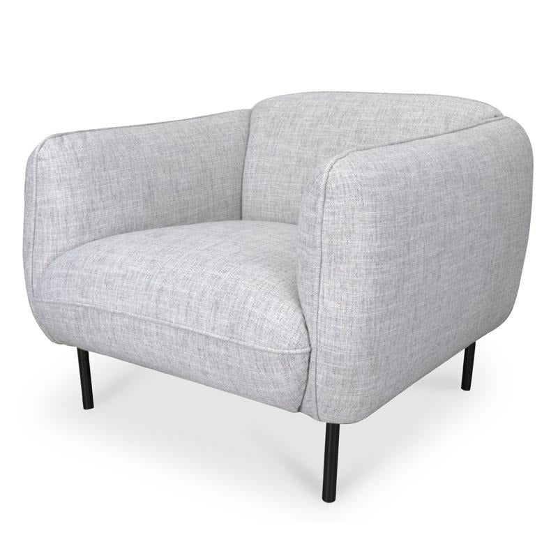 Joanna Armchair in Light Spec Grey