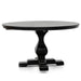 Joanne 140cm Round Dining Table - Rustic Black