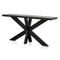 Johnathon 1.6m Console Table - Textured Espresso Black