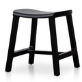 Judy Wooden Low Stool - Black