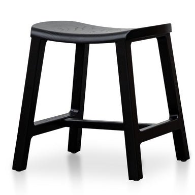 Judy Wooden Low Stool - Black