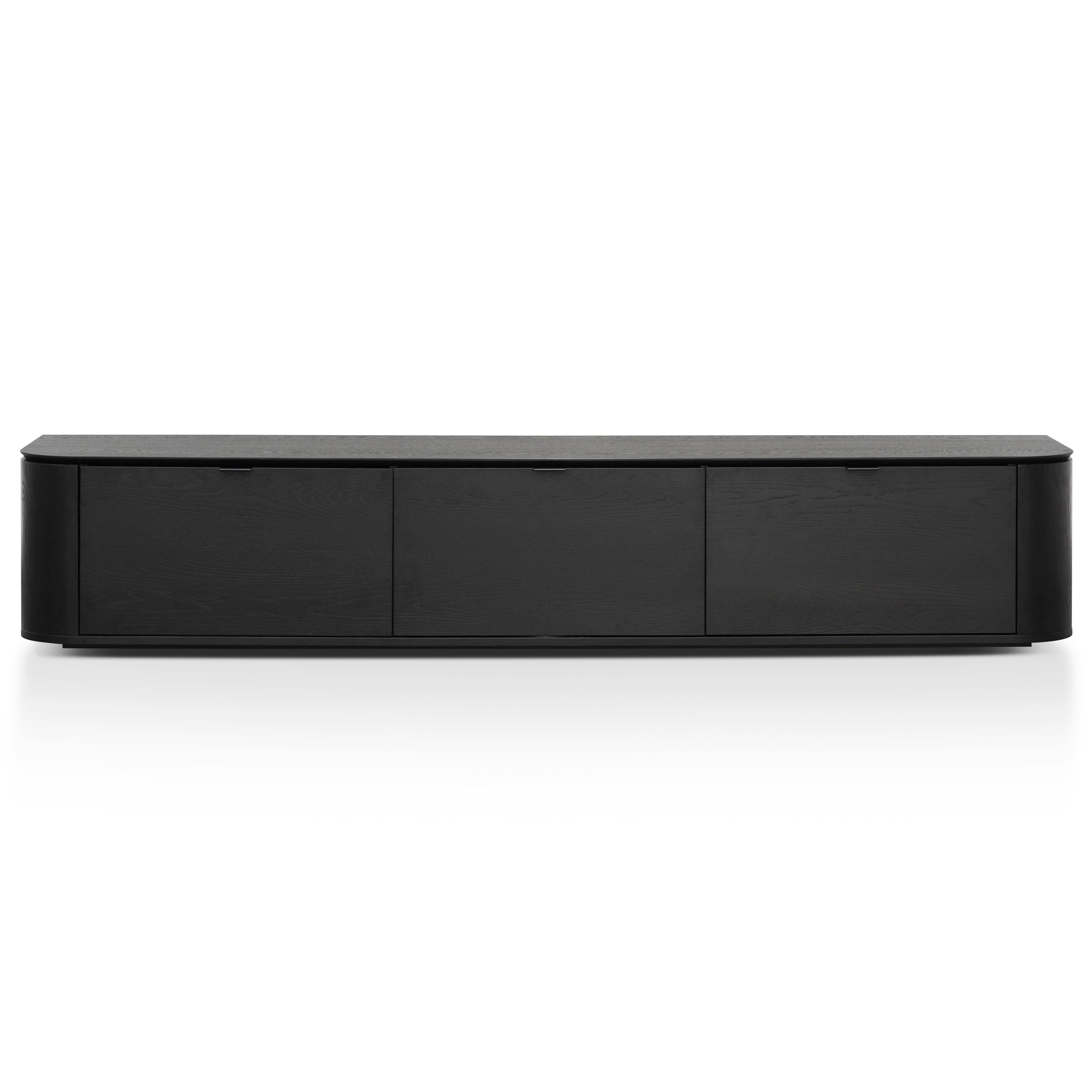 Landry 2.4m TV Entertainment Unit - Black Oak