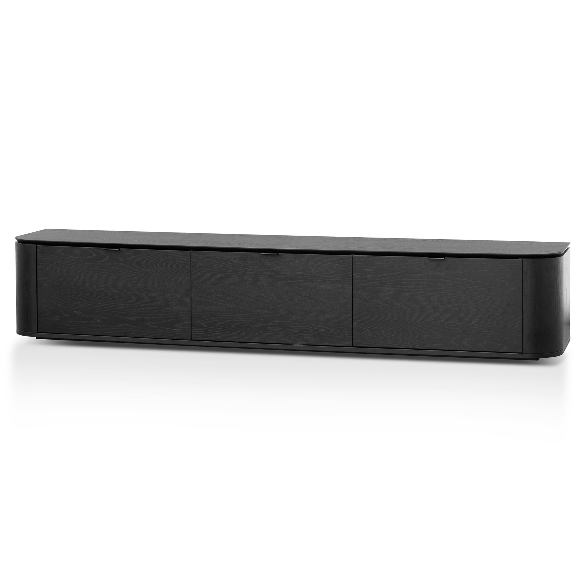 CTV6136-CN 2.4m TV Entertainment Unit - Black Oak