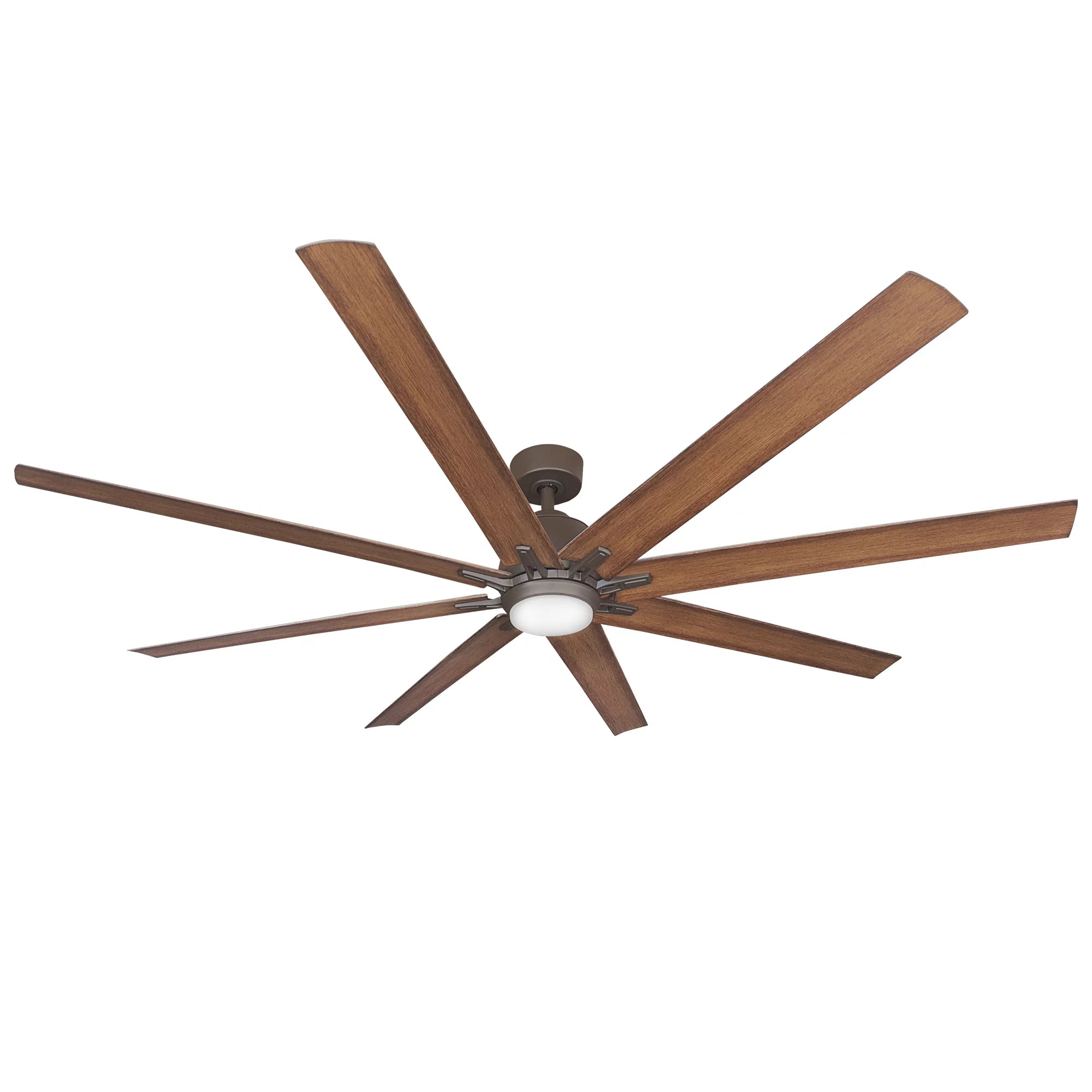 360Fans Kensington 72″ (183cm) Bronze/Koa 8 Blade SMART DC Ceiling Fan with 18W Dimmable LED Light & Remote Control