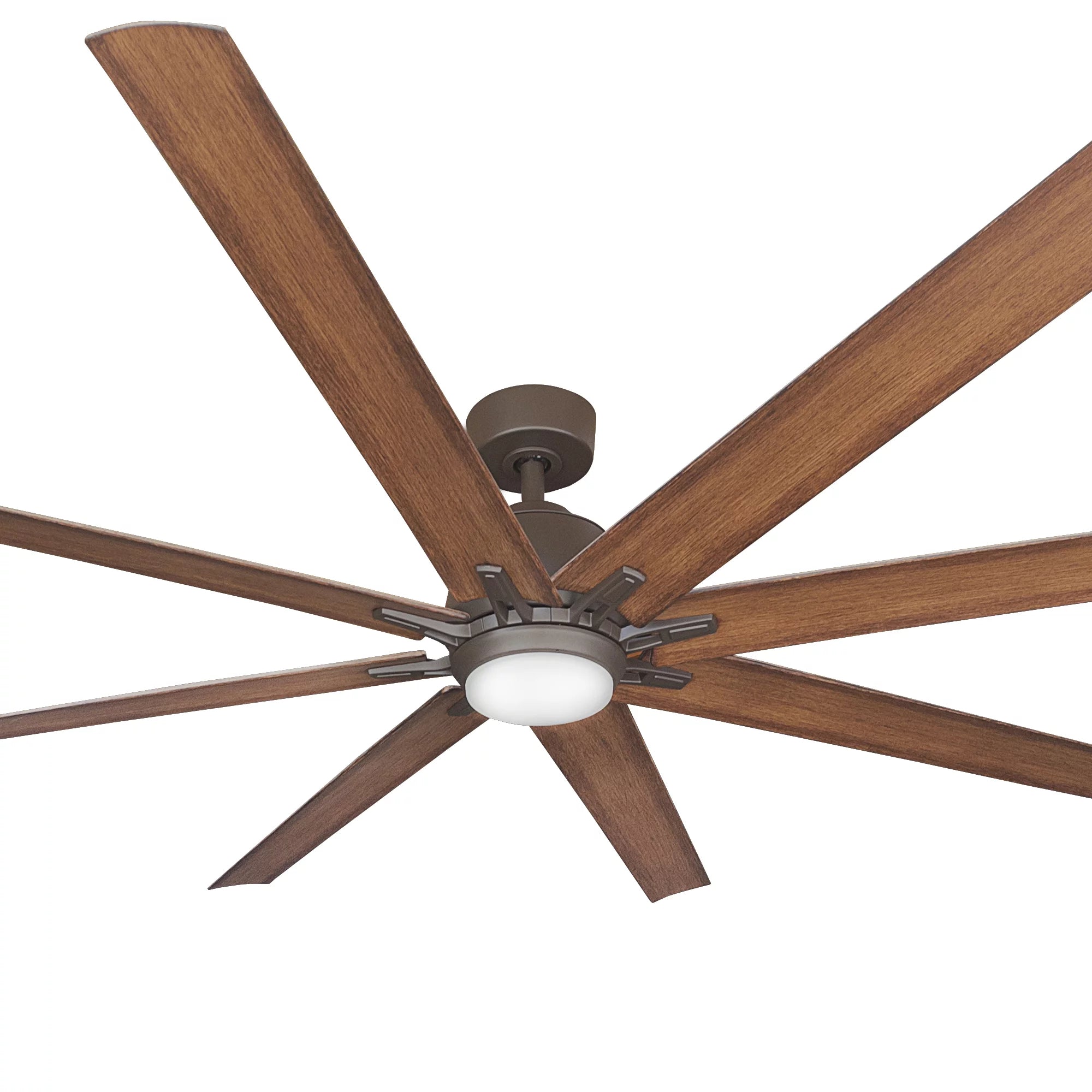 360Fans Kensington 72″ (183cm) Bronze/Koa 8 Blade SMART DC Ceiling Fan with 18W Dimmable LED Light & Remote Control