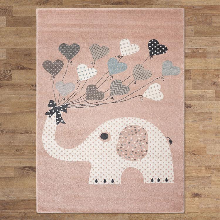 Saray Rugs Kidszoo  Pink KZOO12017019PIN