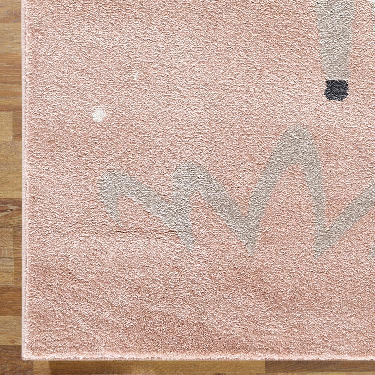 Saray Rugs Kidszoo  Pink 2437