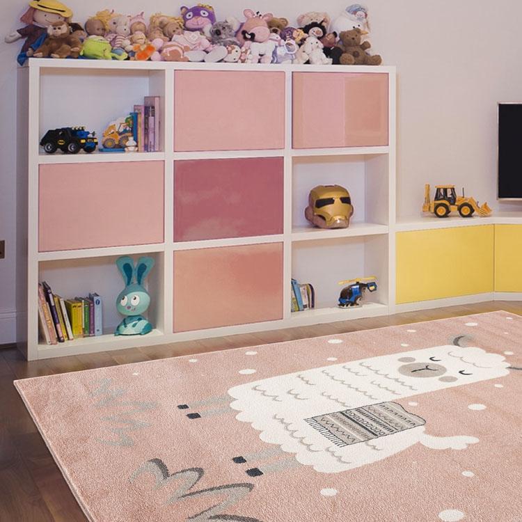 Saray Rugs Kidszoo  Pink 2437