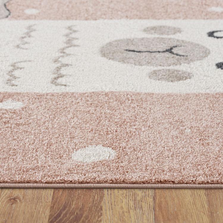 Saray Rugs Kidszoo  Pink 2437