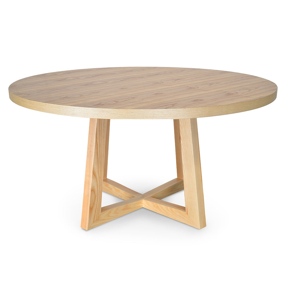 Kim 1.5m Round Dining Table - Natural