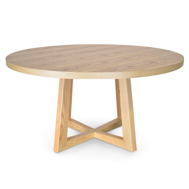 Kim 1.5m Round Dining Table - Natural
