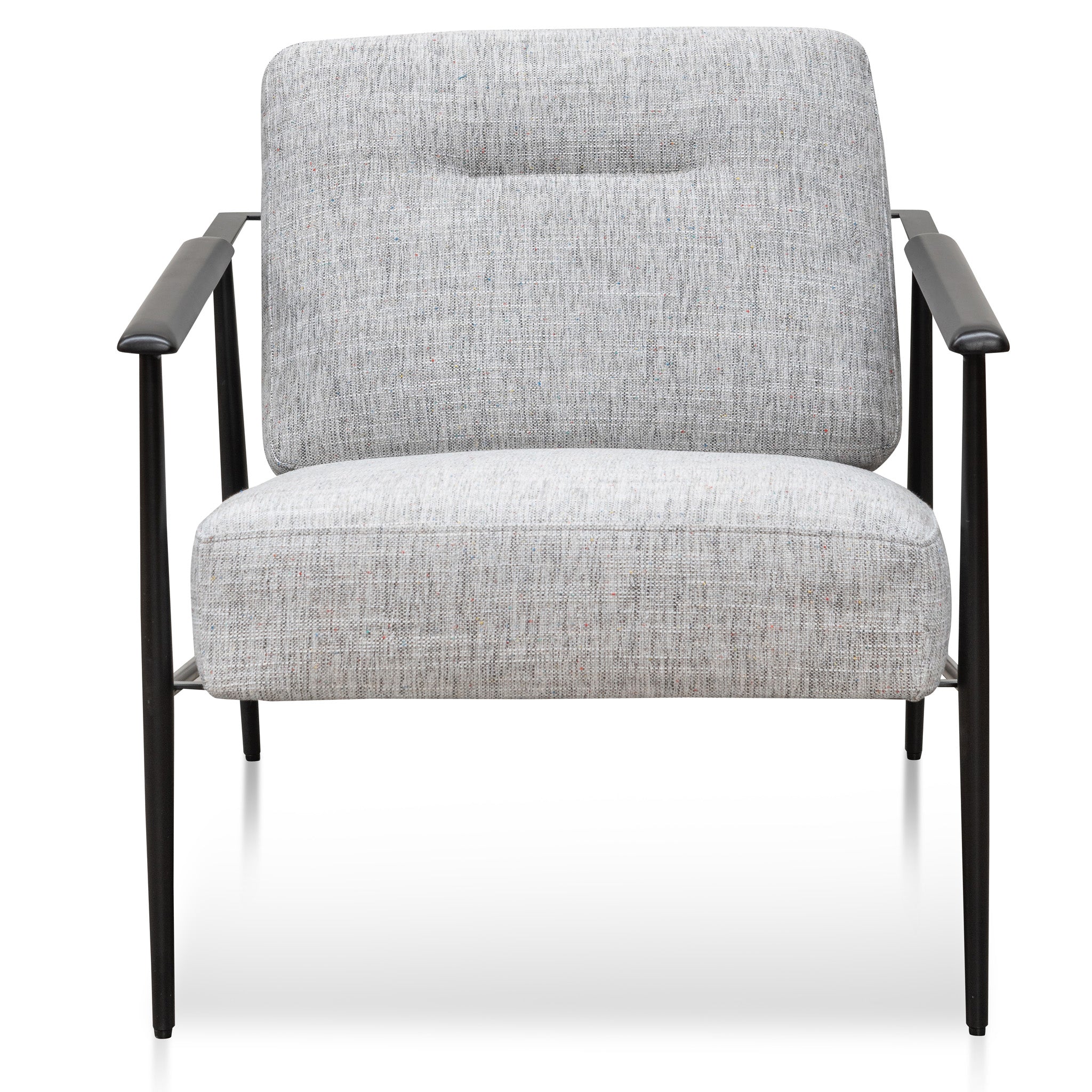 Fabric Armchair - Light Spec Grey