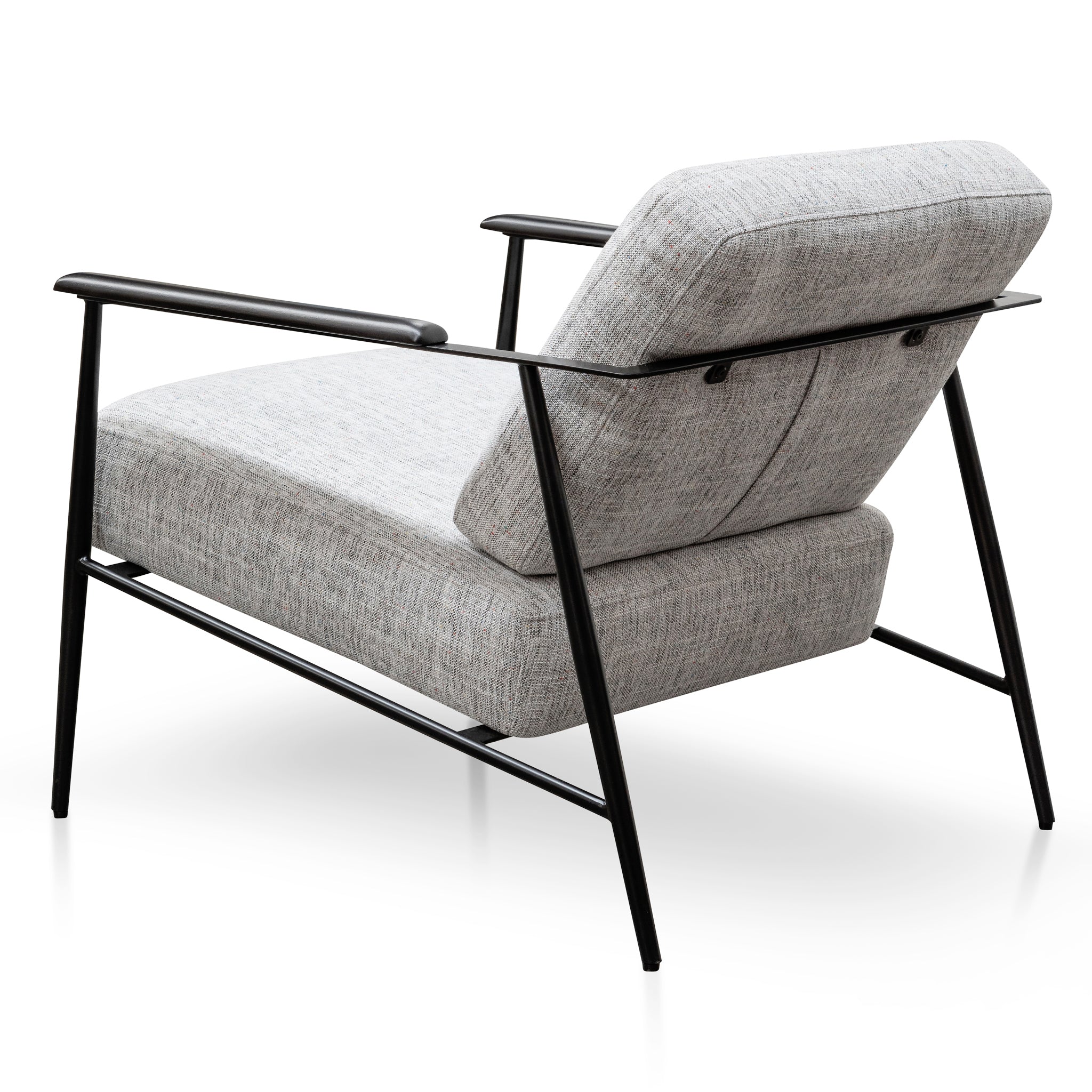 Fabric Armchair - Light Spec Grey