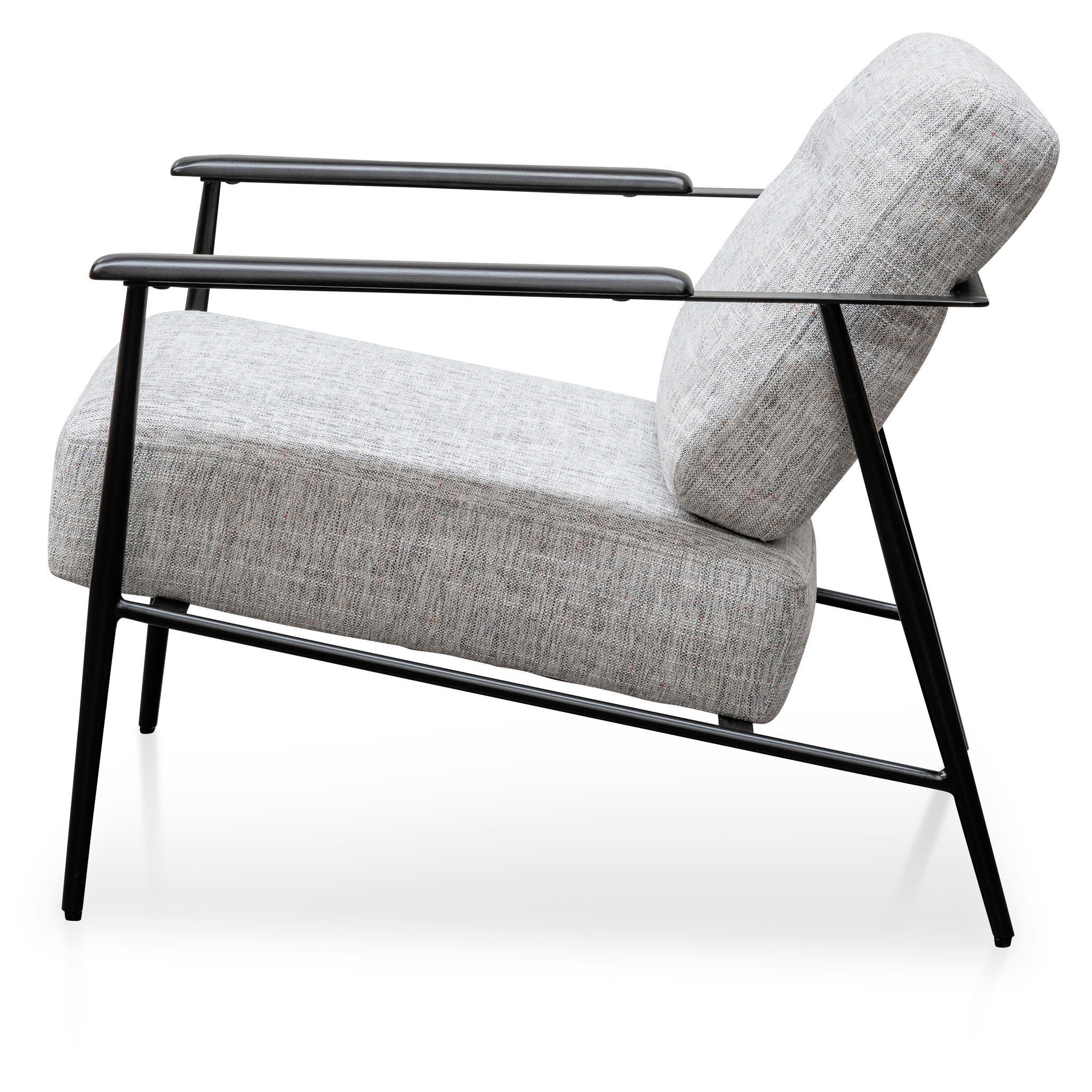 Fabric Armchair - Light Spec Grey