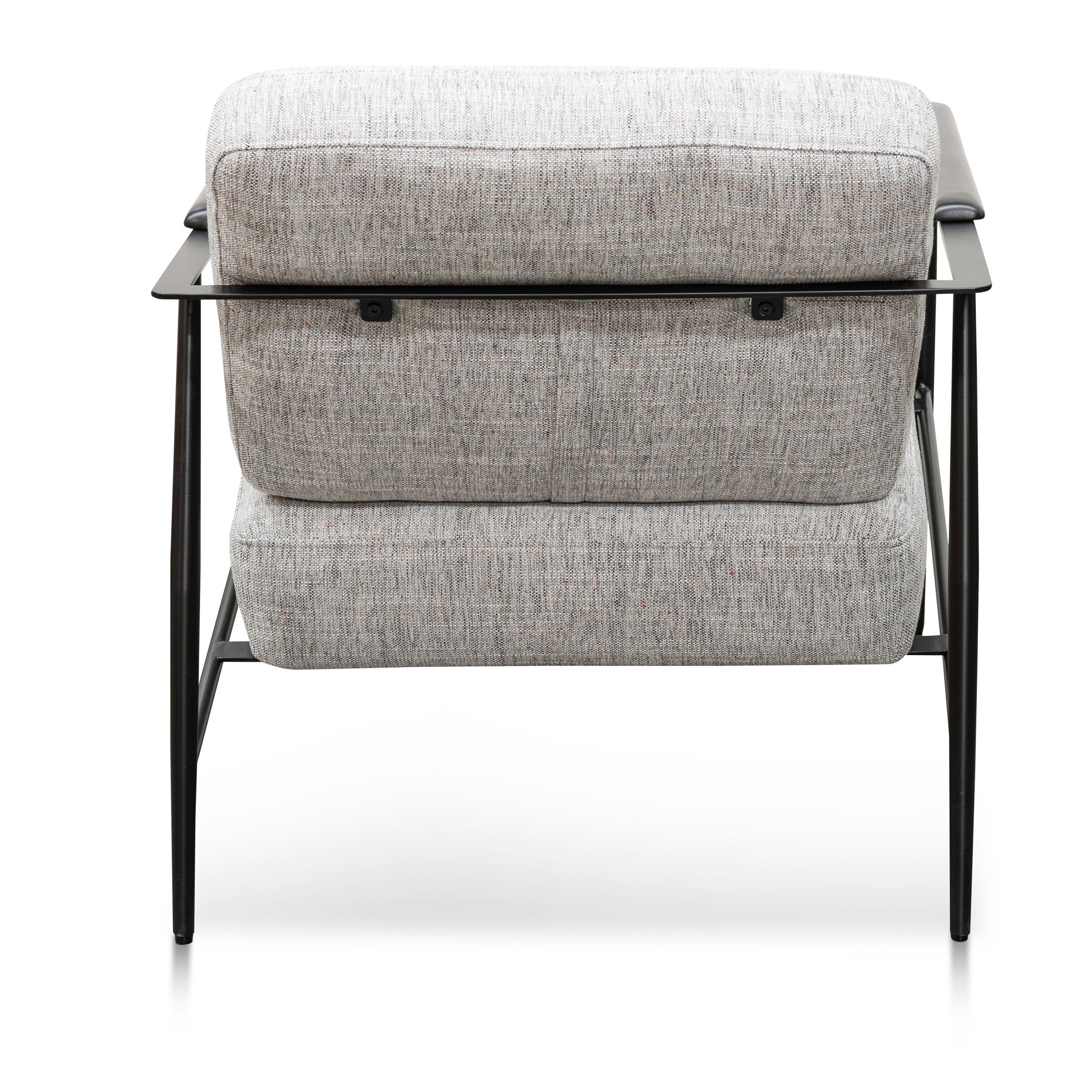 Fabric Armchair - Light Spec Grey