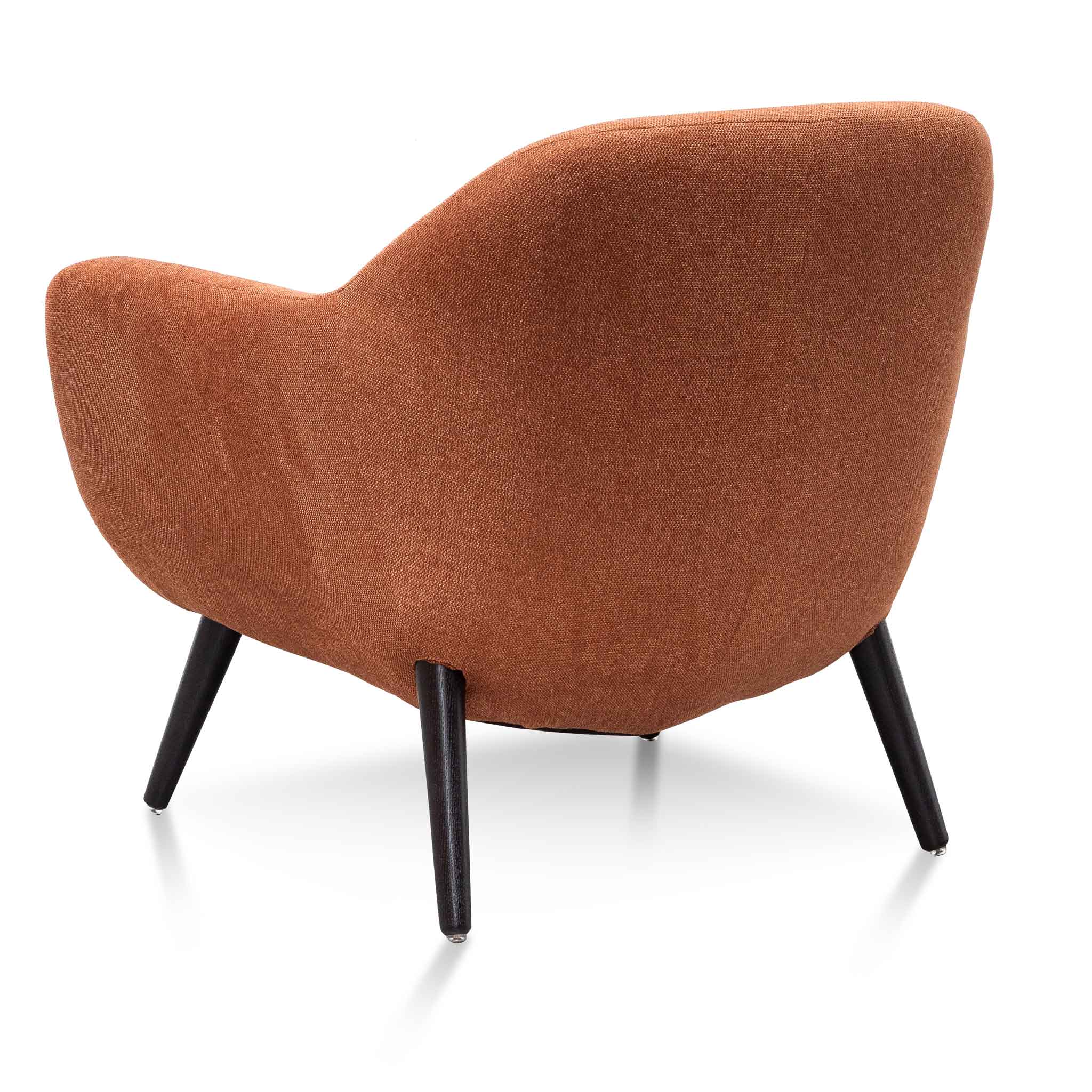 Lorene Fabric Armchair - Burnt Orange