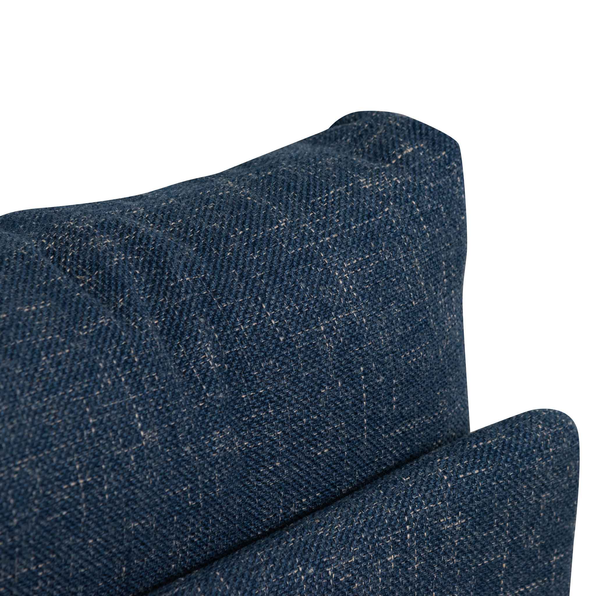 Fabric Arm Chair - Dark Blue