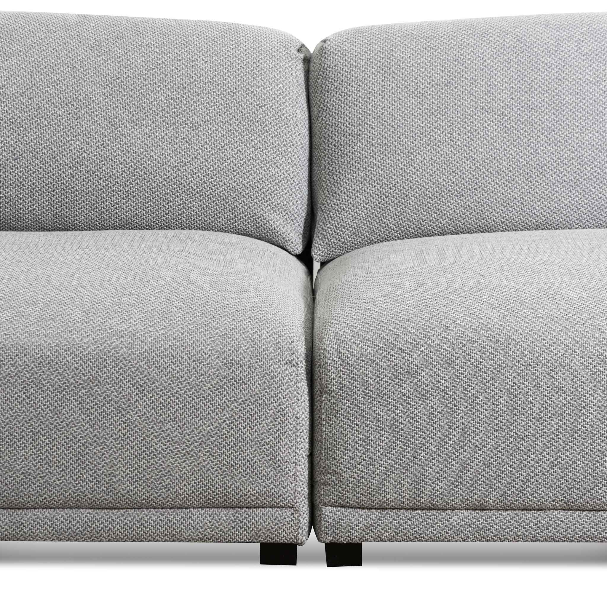 Muellen 4 Seater Fabric Sofa - Grey