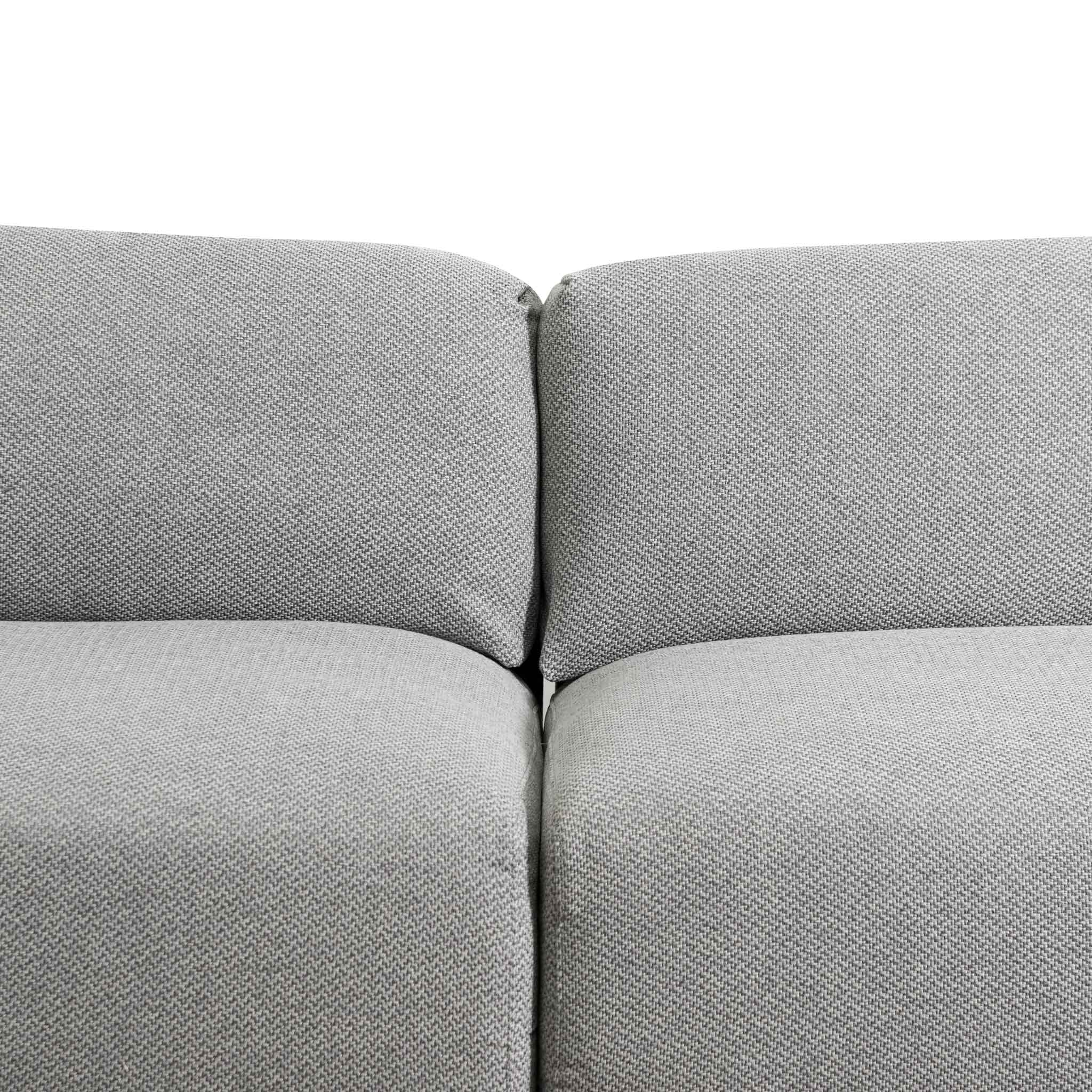 Muellen 4 Seater Fabric Sofa - Grey