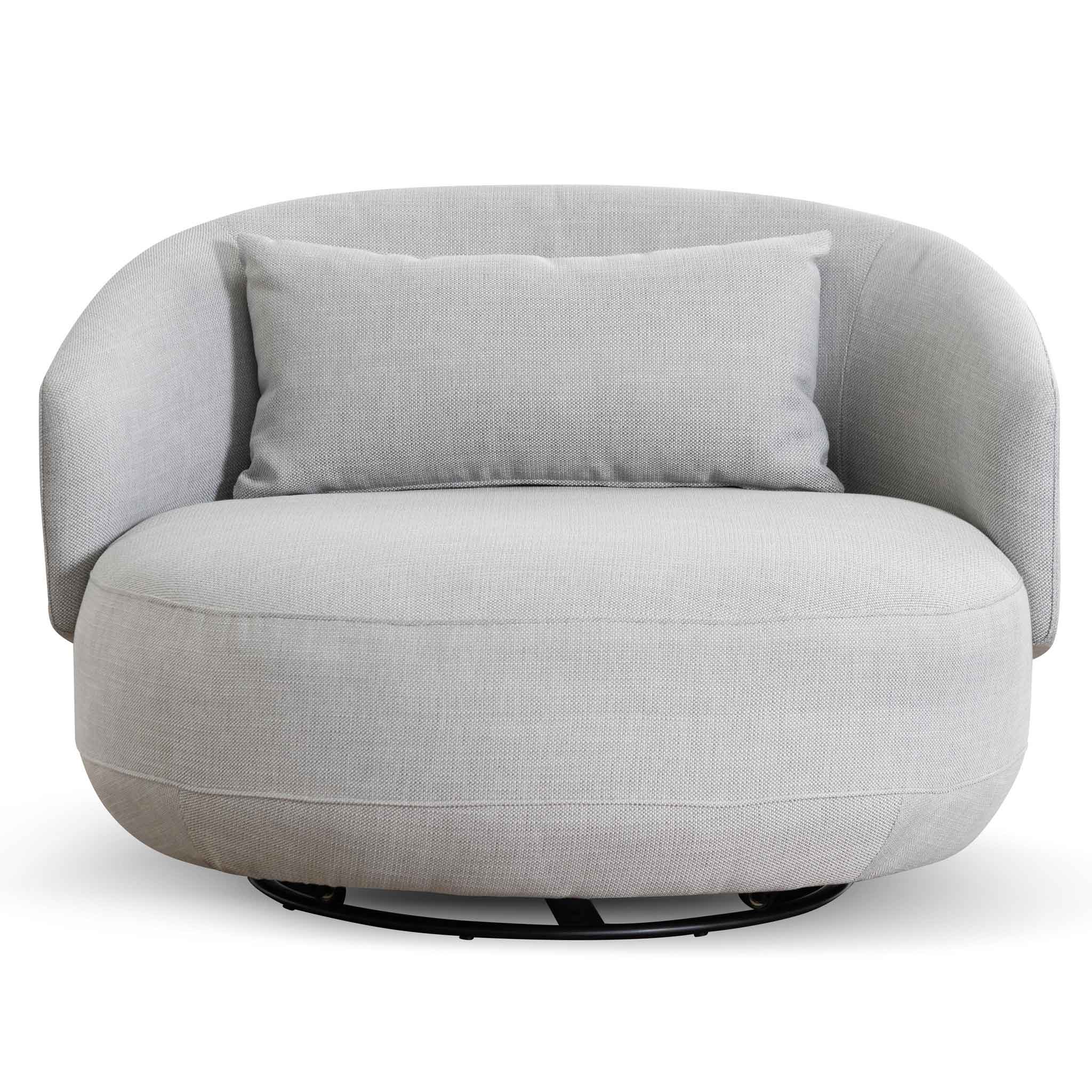 Sofie Fabric Armchair - Light Texture Grey