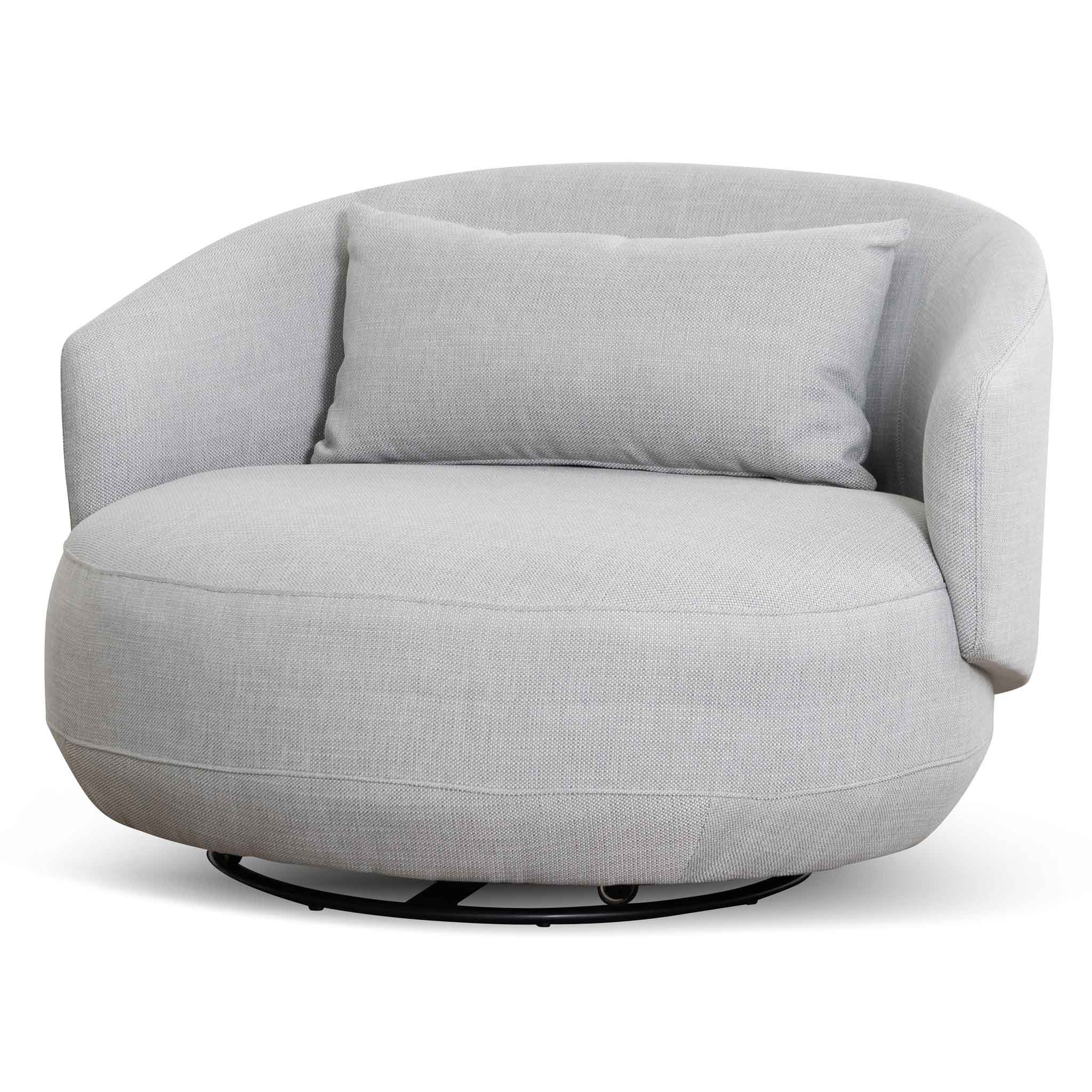 Sofie Fabric Armchair - Light Texture Grey