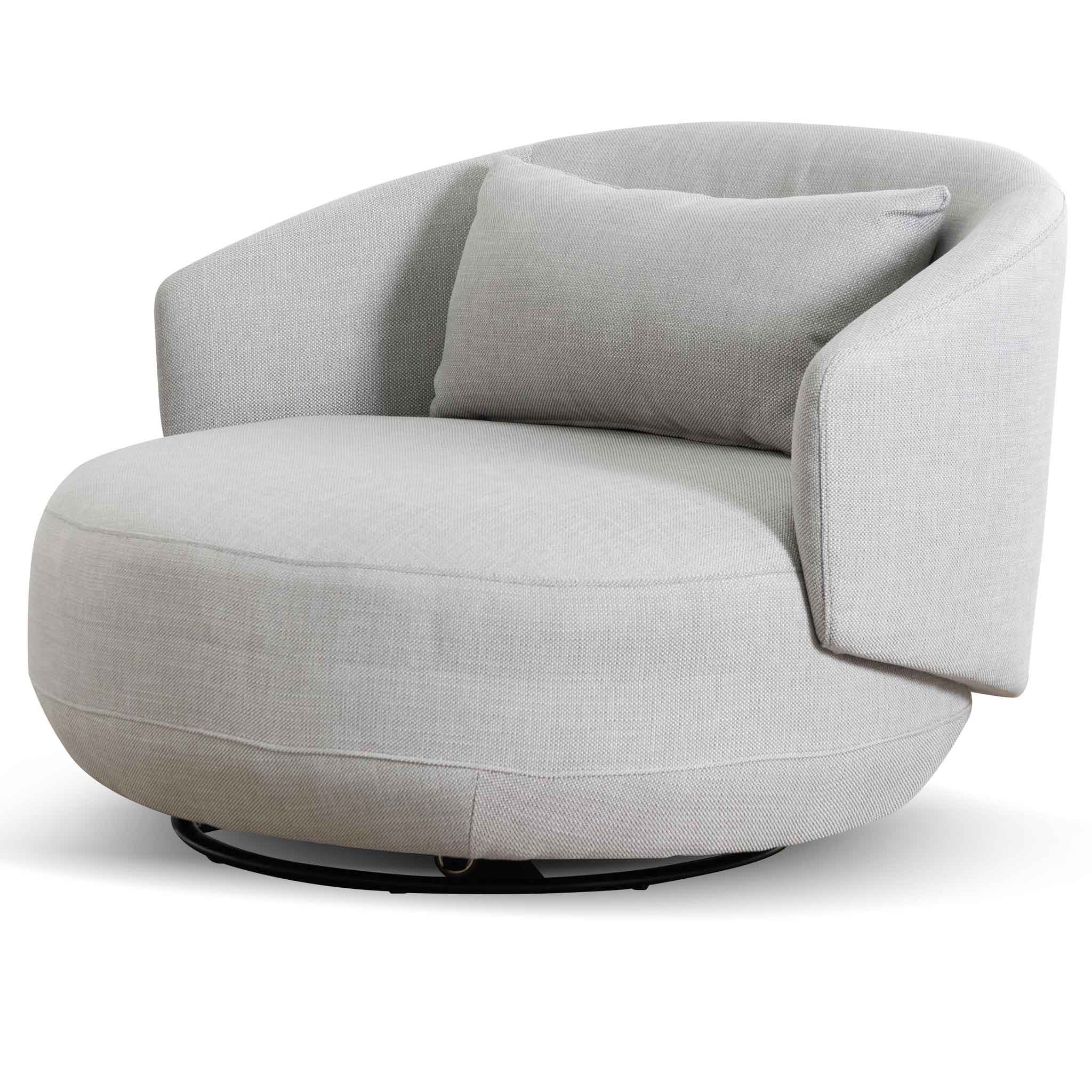 Sofie Fabric Armchair - Light Texture Grey