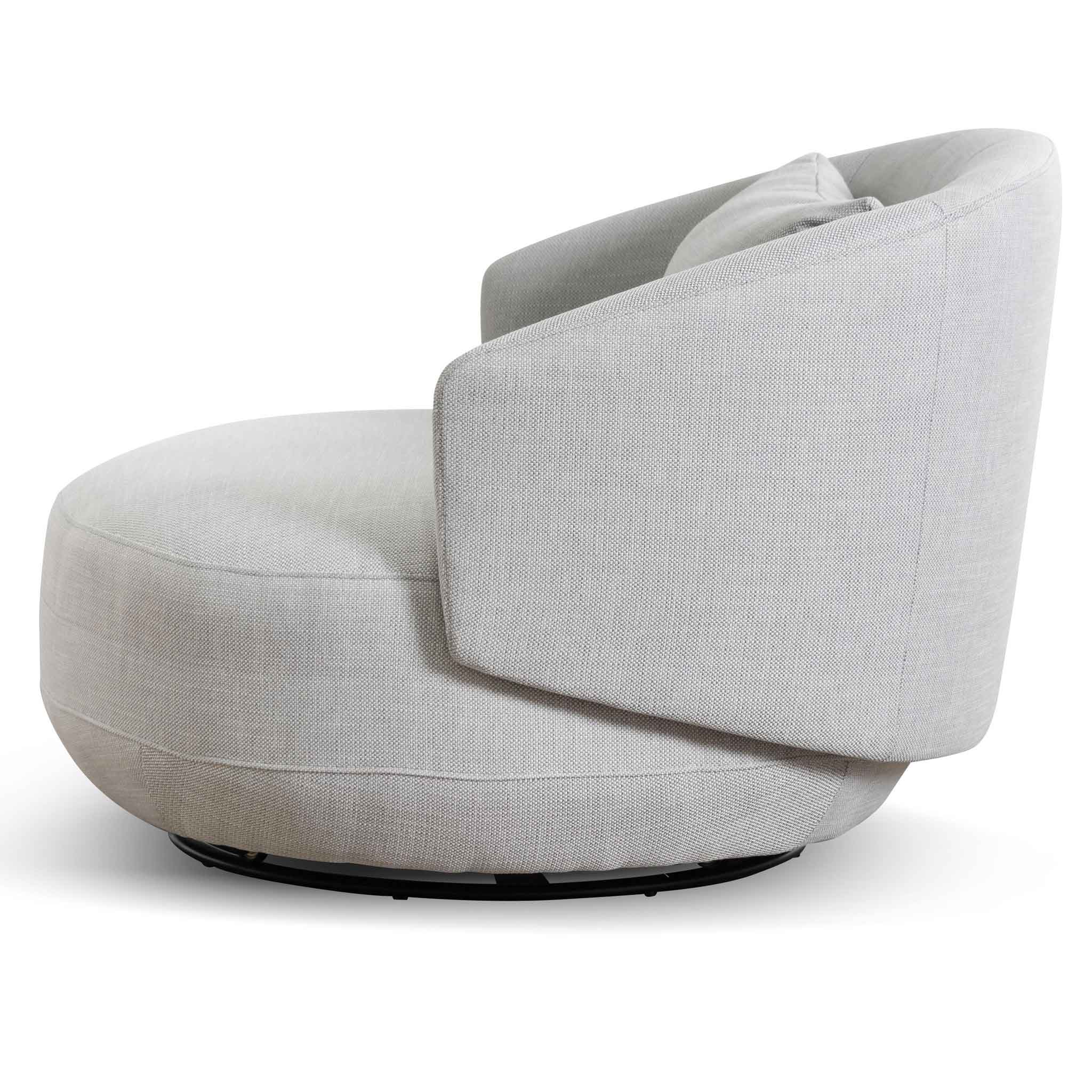 Sofie Fabric Armchair - Light Texture Grey